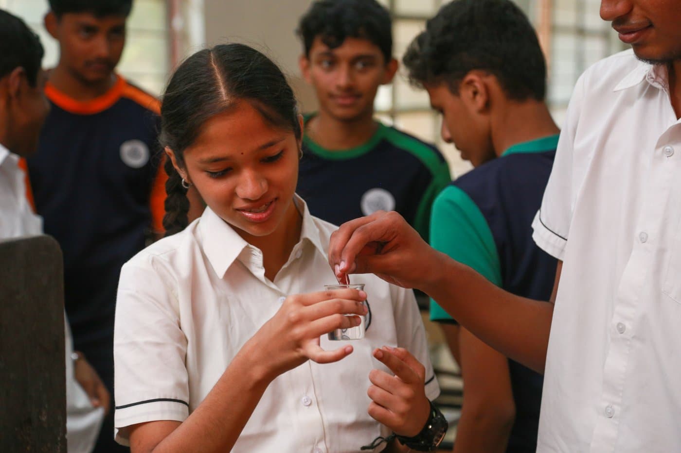 Navkis Educational Centre Kogilu students